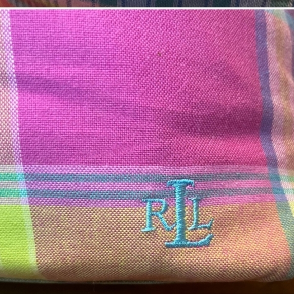 👛🛍Vintage Ralph Lauren Plaid Purse 👛 🛍 - Picture 2 of 7